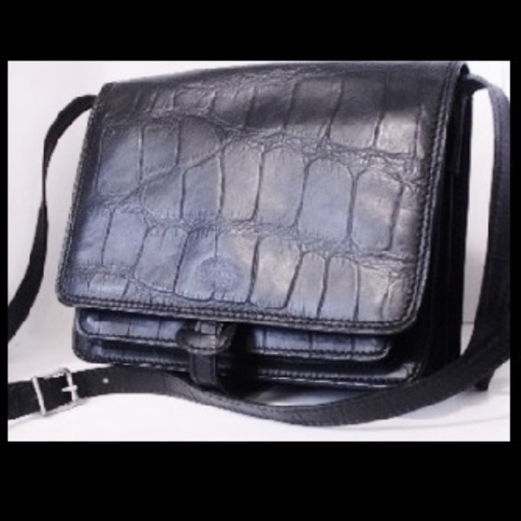 Sorrento De Martino Handbags - New Italian Leather Saddle Crossbody Bag